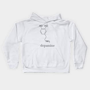 Dopamine (Black) Kids Hoodie